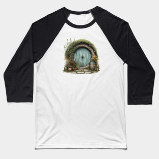 Halfling Round Door in Watercolor - Fantasy Baseball T-Shirt